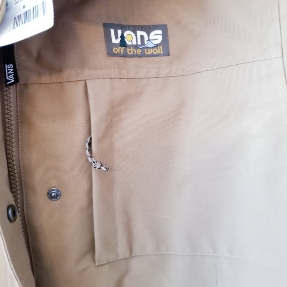 Vans Coastal MTE Jacket  womens tan parka coat barn workwear winter  NEW S small - Picture 10 of 12